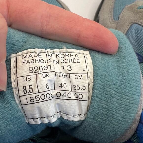 VTG 90s Nike Caldera ACG Hiking Sneaker Women's 8.5 Gray Blue High Top Boot - Picture 5 of 8